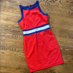 Stylish Red and Blue Kids Dress